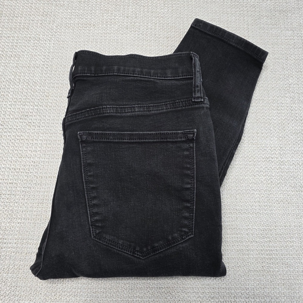 J. Crew Women's Black 10" High Rise Skinny Denim Jeans Stretch‎ 28